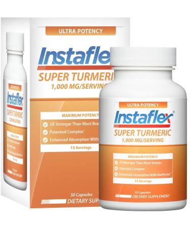Instaflex Super Turmeric - 1000mg Turmeric Curcumin with BioPerine  Black Pepper Extract  95% Curcuminoids
