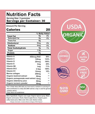 Women's Multivitamin Gummies with Collagen & Essential Vitamins - 60 Count Pack - Immune & Overall Health Support - Buy Online on GoSupps.com