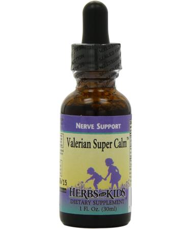 Herbs for Kids Valerian Super Calm 1oz - Natural Stress Relief for Children - Buy Online on GoSupps.com