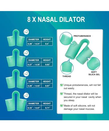 Snore Stopper Kit - 12 PCS Magnetic Anti-Snoring Nose Clips & Nasal Dilators Set for Comfortable Sleep - Stop Snoring Devices for Effective Snore Relief - Buy Online on GoSupps.com