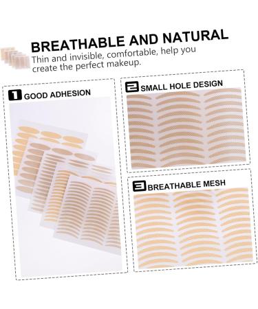 FOMIYES 150 Sheets Lace Double Eyelid Sticker Eye Makeup Tool Invisible Eye Sticker Eyelid Tape Sticker Double Eyelid Stickers Eyeliner Tape Medical Tape Second Generation Supplies Hooded - Buy Online on GoSupps.com