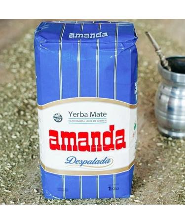 Amanda Yerba Mate Tea Despelada 1.5kg | Authentic Argentine Detox & Energy Drink - Buy Online on GoSupps.com