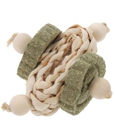 Kisangel Wooden Hamster Chewing Playthings Bunny Treats Oral Biting Playthings