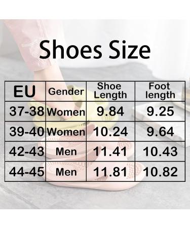 Xnlonby Women's Acupressure Massage Slippers - Pain Relief for Neuropathy Arthritis & Plantar Fasciitis - Yellow 37/38 EU - Buy Online on GoSupps.com