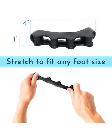 Foot Pain Relief: Toe Separators for Functional Fitness Athletes - Plantar Fasciitis, Bunions, Crossfit - Fix Feet & Toes - Buy Online on GoSupps.com