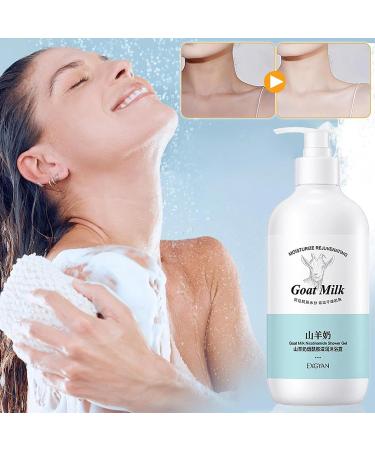  Sloane Exfoliating goat's milk shower gel - With niacinamit exfoliating and brightening goat's milk for different skin types - Buy Online on GoSupps.com