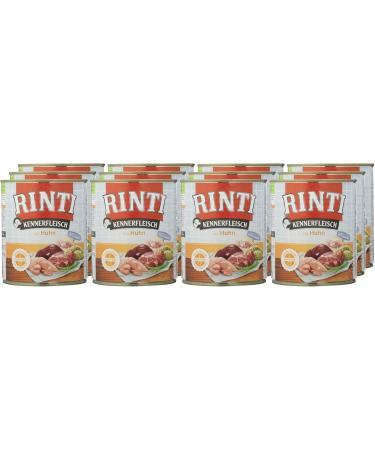 RINTI Kennerfleisch Chicken 12 x 800g - Premium Dog Food High-Quality Chicken International Shipping - Buy Online on GoSupps.com
