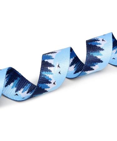 Mercano Adjustable Dog Collar - Soft Nylon Comfort & Robust Pattern for Small & Medium Dogs (M Snow Valley) - Buy Online on GoSupps.com