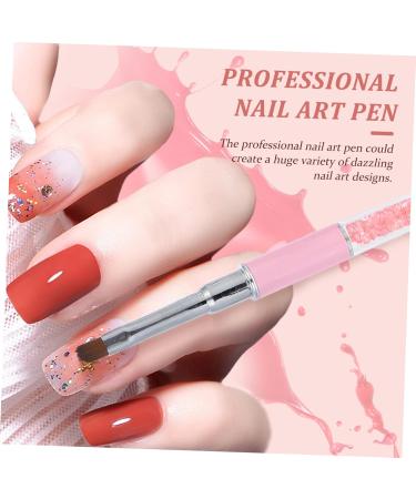 FRCOLOR nail art pen light pen nail art drawing pens nail pens nail liner nail art point drill drawing brush pen nail gel Nail Painting Tool Metal manicure drawing tool - Buy Online on GoSupps.com