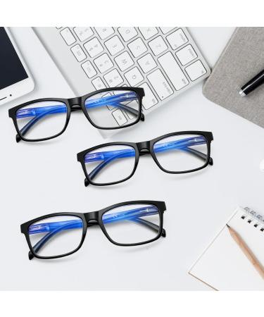 Buy SIGVAN 6 Pack Blue Light Blocking Reading Glasses for Men & Women - Anti Eyestrain Spring Hinge Readers (2.0x Black) - Ship Internationally - Buy Online on GoSupps.com