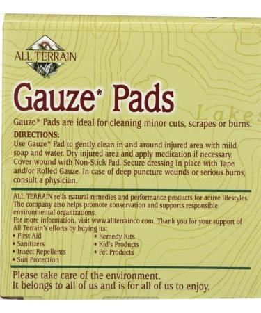 Buy All Terrain Gauze Pads 2x2 - 10 CT | International Shipping Available - Buy Online on GoSupps.com