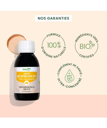 HERBALGEM - Breathing Syrup - Respiratory Comfort - Enriched With Buds - Contains Echinacea - Traditional Recipe - Certified Organic - 150ml - Buy Online on GoSupps.com