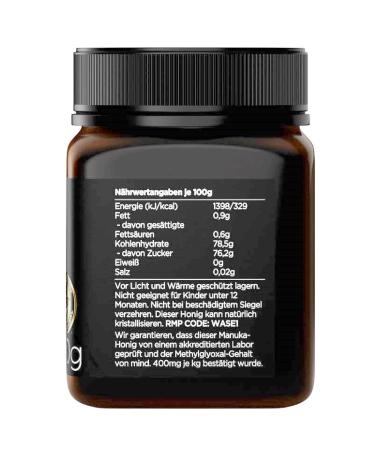 Buy Watson & Son Manuka Honey MGO 400+ 250g | Premium New Zealand Honey - International Shipping Available - Buy Online on GoSupps.com