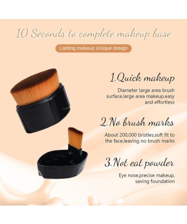BS-MALL Foundation Makeup Brush Set with 3 Makeup Sponges - Synthetic Powder Cream Cosmetics Brushes for Face Magic Makeup - Buy Online on GoSupps.com