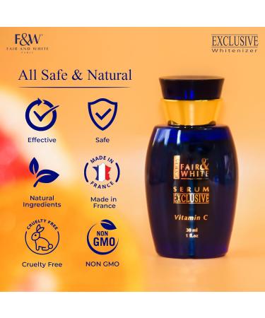 Fair & White Exclusive Vitamin C Serum 30ml Skin Brightening Serum for Radiant Skin | International Shipping - Buy Online on GoSupps.com