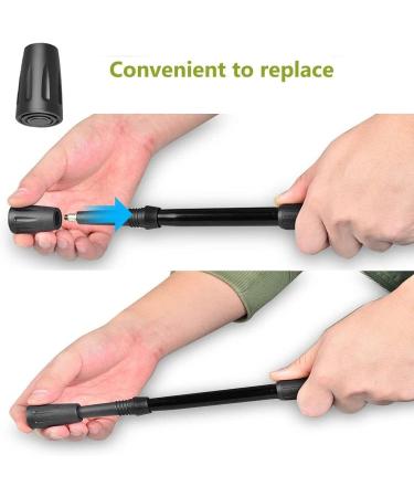 Rubber Tips for Canes | Rubber Crutch Tips - Walker Replacement Tips for Seniors Rubber Leg Tips Cane Accessories Rubber Feet Skoulazeo - Buy Online on GoSupps.com