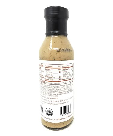 Trader Joe's Organic Toasted Sesame Dressing 12 Fl Oz - 1 Pack - Buy Online on GoSupps.com