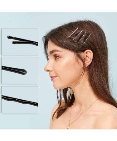 150pcs Black Hair Grips 7cm/2.75in Long Bobby Pins for Women & Girls - Ideal for Makeup & Hair Styling - Buy Online on GoSupps.com