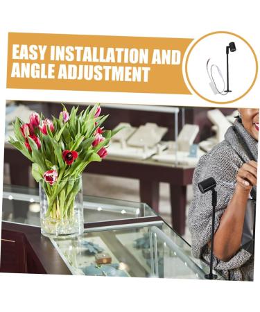 KICHOUSE Christmas Small Spotlight Spot Lights Decor Jewelry Display Spotlight Mini Spotlight Adjustable Indicator Black 26.50X3.00X2.30CM - Buy Online on GoSupps.com