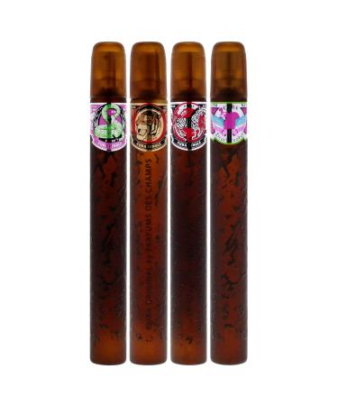Cuba Original by Parfums Des Champs Jungle Collection 4-Piece Perfume Variety Gift Set - Includes Cuba Snake Cuba Tiger Cuba Zebra and Cuba Heartbreaker - 1.17 Oz Perfume (EDP) Each - Buy Online on GoSupps.com