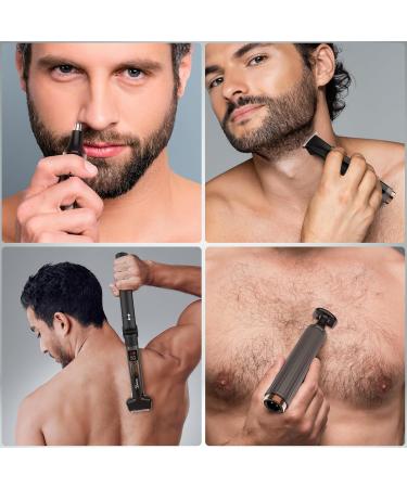 Hatteker Tondeuse Corps lectrique Rasoir pour le dos Homme avec bras extensible Rasoir dorsal ajustable du corps visage bras menton Tondeusebarbe sans fil Commerce tanche Kit de coiffure - Buy Online on GoSupps.com