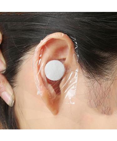 RMISODO 100pcs Waterproof Ear Covers & Foot Sticker Bandages - Disposable Ear Protectors Caps for Hair Dye, Bathing - Protective Clear Films for Hand, Ear - Invisible Waterproof Bandages - Buy Online on GoSupps.com