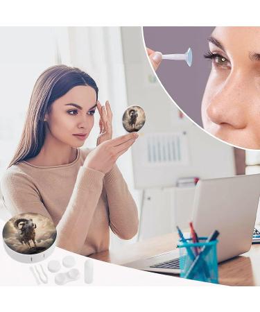 Buy Aries Contact Lens Case with Mirror - Portable Cute Eye Contact Lens Box Travel Kit - International Shipping Available - Buy Online on GoSupps.com