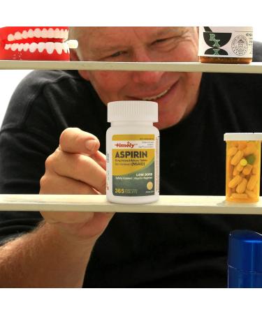 Timely Low Dose Aspirin 81mg - 365 Count | Compare Bayer | Enteric Coated Pain Reliever & Fever Reducer | Made in USA - Buy Online on GoSupps.com