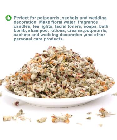 Organic Apple Blossom Flower Tea - Anti-Acne & Freckles | 50g Dried Loose Tea - Buy Online on GoSupps.com