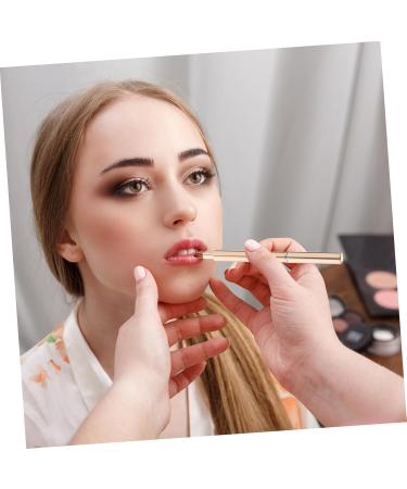minkissy women makeup tools lip gloss applicator beauty tools smudge stick Makeup Tools lipstick lip brush lip brush for women portable lipstick applicator lip makeup lip balm 13.40X0.90X0.90CM Golden - Buy Online on GoSupps.com