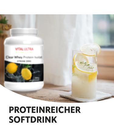 Vital Ultra Clear Whey - Lemon Flavor Protein Isolate Powder | 24g Protein/Serving | BCAAs & EAAs | 900g - Build Muscle & Boost Recovery - Buy Online on GoSupps.com