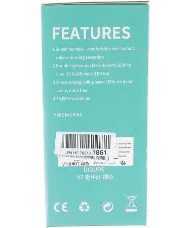 Didude 168W LED UV Nail Lamp - Professional Nail Dryer with Smart Sensor & 4 Timers | Ideal for All Gel Types at Home Salon - Buy Online on GoSupps.com