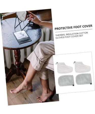 minkissy 6 Pairs Gloves Paraffin Wax Mitts Paraffin Wax Booties Disposable Foot Covers Cozies Hand and Foot Liners Wax Bath Foot Cover Wax Bath Mitts Paraffin Treatments Feet Accessories - Buy Online on GoSupps.com