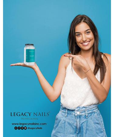 Legacy Nails Professional Crystal Clear Acrylic Powder 16oz - Create Custom Nail Colors with Glitter Pigment | 1 lb. Net Wt. - Buy Online on GoSupps.com