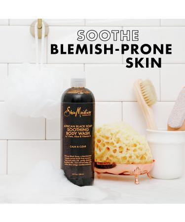 Buy SheaMoisture Soothing Body Wash for Acne Treatment | Paraben Free African Black Soap 13 Fl Oz - International Shipping Available - Buy Online on GoSupps.com