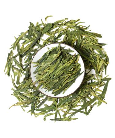 GOARTEA 1000g (35.2 Oz) Anji Bai Cha Long Jing White Dragon Well Loose Spring Leaf Chinese GREEN TEA Th Vert