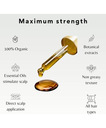 Super Grow - Huile de traitement capillaire 100 % bio pour cheveux clairsem s et fragiles - Buy Online on GoSupps.com