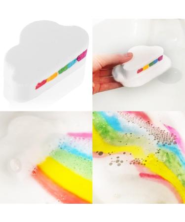 Robin Goods 3x Colorful Bath Bombs for Kids - Rocket Cloud & Moon - Rainbow Effect Spa & Wellness - Perfect Gift for Little Ones - Buy Online on GoSupps.com
