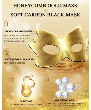 BeMyLady 24K Under Eye Masks - 8 PCS for Eye Care, Nourishing & Anti-Aging - Reduce Eye Bags, Dark Circles, Wrinkles - Moisturizing Eye Patches - Buy Online on GoSupps.com