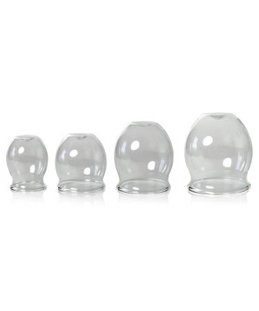 Lauschaer Glass 4 Series Medical Fire Terrified Glasset 40-50-60-70mm for professional medical fire cups