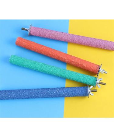 Buy Lohill Parrot Accessories - 4-Piece Bird Cage Toys and Perches for Parrots & Budgies - 15cm Ribbar Stood Bar - Buy Online on GoSupps.com