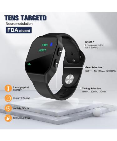 Mennyo Motion Sickness Wristband | Adjustable Acupressure Bracelet for Nausea Relief | Timer Function & 3 Steps | Effective for Morning Nausea & Motion Sickness - Buy Online on GoSupps.com