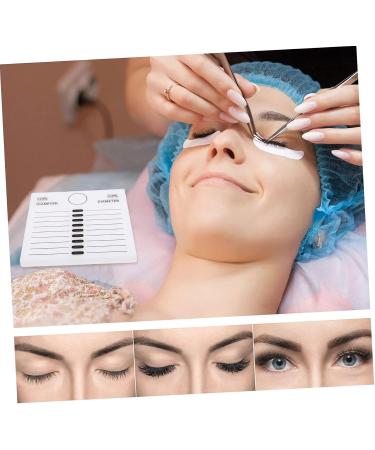 Beaupretty 1pc Eyelash Spacer Lash Extension Tools Ousehold Eyelash Grafting Plate for Salon Crystal Holder Grafting Pad Washers Eyelash Plate Accessories White Cosmetic Acrylic - Buy Online on GoSupps.com