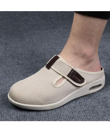 MEJORMEN Men's Diabetic Shoes - Extended Width Adjustable Closure Slippers for Swollen Feet - Lightweight Casual Sandals with Diabetic Support - Buy Online on GoSupps.com