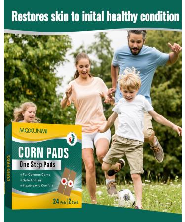 Max Strength Corn Remover Plaster - 24 Pads for Toes & Feet | Large & Small Sizes | Effective Corn Removal - Buy Online on GoSupps.com