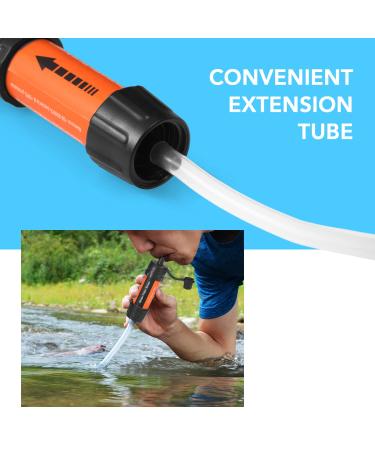 Buy Aomiun Portable Water Filter for Outdoor Survival | Camping Hiking & Emergency Water Filtration System - Army Green - Buy Online on GoSupps.com
