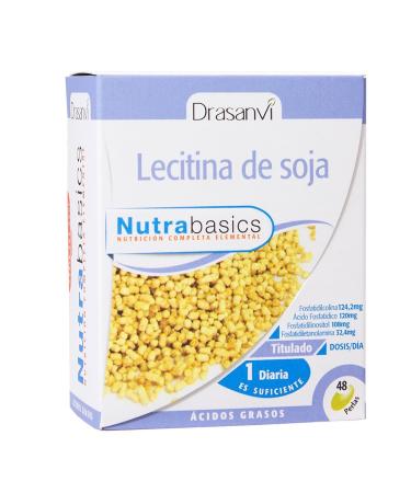 NUTRABASICS Drasanvi Soy lecithin 1200mg - 48 caps.