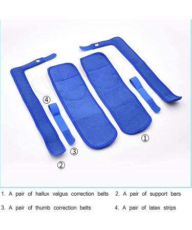 NLAVW Bunion Corrector - 2 PCS Adjustable Toe Separators for Hallux Valgus Relief Breathable Bunion Pain Relief Solution - Buy Online on GoSupps.com
