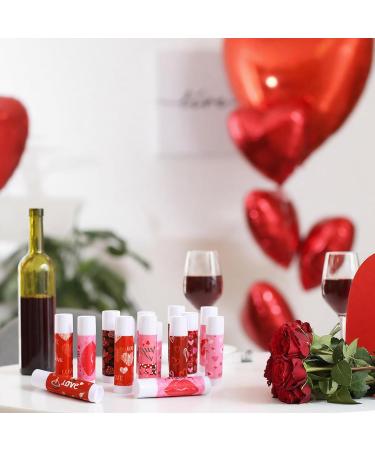 Swiffen 48 Pcs Valentines Day Classroom Exchange Gifts Bulk for Kids Valentines Lip Balm with Cards for Classroom Prize School Exchange Boys Girls Party Favors(Classic Heart) - Buy Online on GoSupps.com