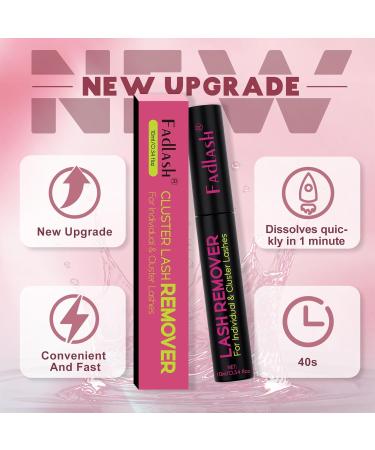 Fadlash Eyelash Glue Remover Cream - Low Irritation for Sensitive Skin | 10ml Eyelash Extension Cleanser - Buy Online on GoSupps.com